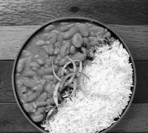 Rajma Chawal Bowl 500ml Aloo bhujia salad achar 