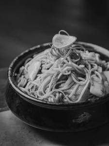 Veg hand pulled noodles