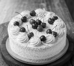 Thai Coconut Cherry Cake [1000 Grams]