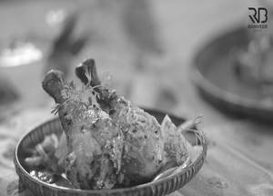 Tangri Kabab Stuffed Half