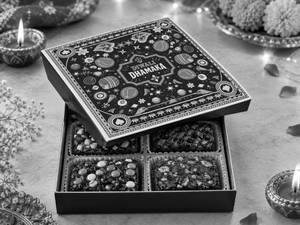 Assorted Brownies Diwali Gift Box (4 pcs)