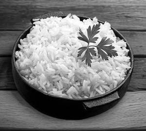Plain rice