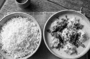 Kadhi Chawal Bowl