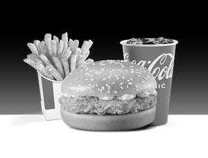 Crispy Chicken Burger Meal