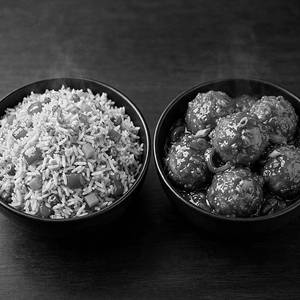 Fried Rice + Manchurian