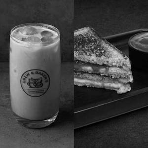 Schezwan Kick (iced Mocha + Schezwan Sandwich)