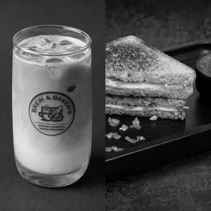 Cheese Chilli Break (iced Latte + Sandwich)