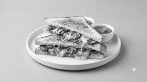 Butter Mushroom Cheese Sandwich