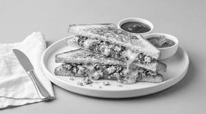 Cheese Paneer Bhurji Sandwich