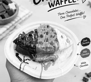 Triple Chocolate Waffle Sandwich