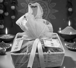 Premium Eggless Diwali Jute Hamper