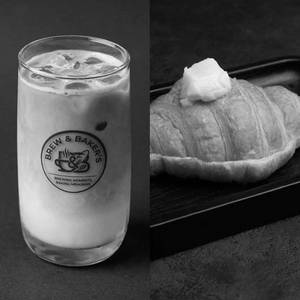 Coffee & Butter Bliss (iced Latte + Croissant)