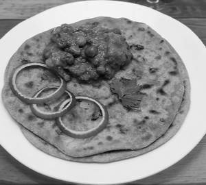 Aloo Chole with Paratha