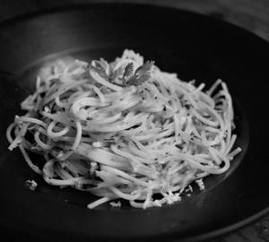 Aglio e olio spaghetti veg