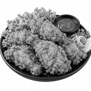 Crispy Fried Chicken With Basil Roasted Chilli Dip 8Pc