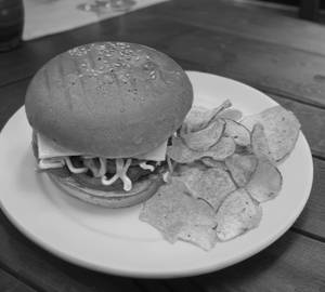 Classic Aloo Tikki Cheese Burger