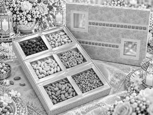 Navratna 5 Dry Fruit Box