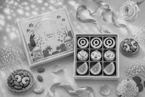 Diwali Premium Mithai Gift Hamper Of 9 Pcs (a)