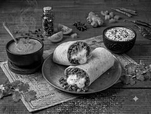 Cheesy Chicken Shawarma Roll