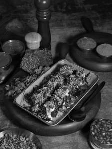 Kothimbir Vadi Chaat (regular)