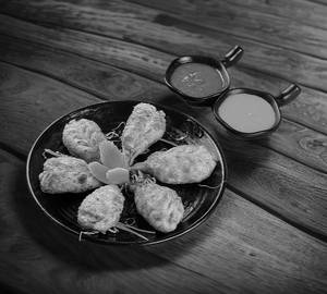 Chicken Momos Fried [5Pieces]