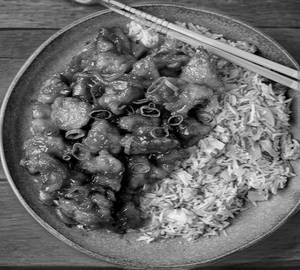 Chilly Chicken Rice