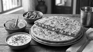 2 Paneer Paratha
