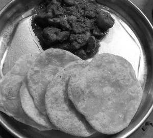 Poori With Mutton Curry