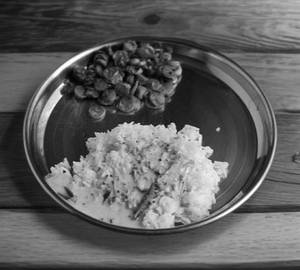 White Rice [500Ml] + Mor Kulambu+ Potato Fry