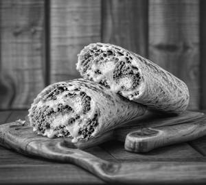 Cheese fried chicken wrap