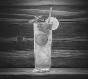 Blue lagoon mojito