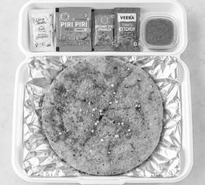 Desi Ghee Fresh Veggie Suji Uttapam Topped With Amul Butter