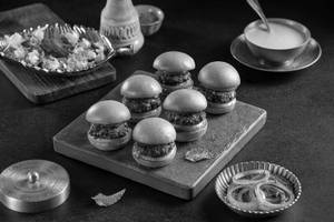 Smashed Mutton Chapli Sliders | 6 Pcs