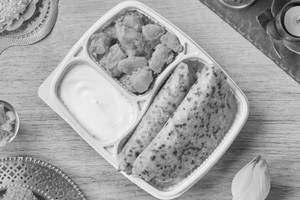 Sabudana Paratha Mini Vrat Thali