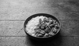 Mushroom Masala Rice Bowl