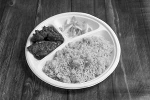 Basonti Polau + Mutton Kosha(2pc)