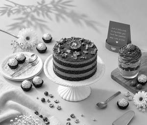 Korean Rocher Truffle Bento Cake (300 g)