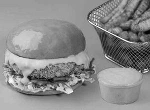 Spicy Veggie Burger + Peri Peri Crinkle Fries
