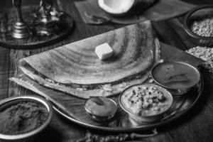 Butter Onion Set Dosa