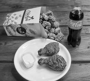 Chicken Leg With Popcorn Combo