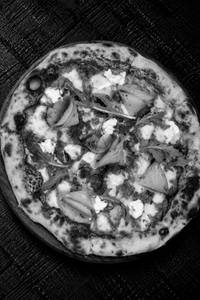 Pesto Mortadella Pizza