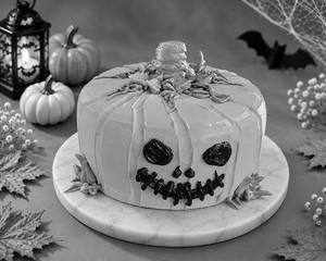 Pumpkin Halloween Swiss Chocolate Cake (500gm)
