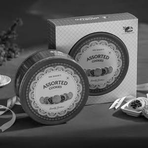 Assorted Cookies [Tin round box] [400 grams ]