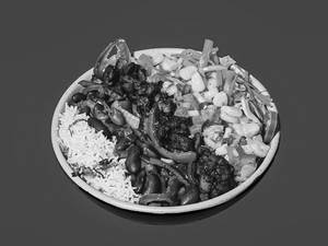 Grill Chatpata Chicken  Rice Bowl(mini)