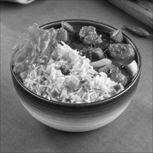 K-Style Crispy Potato Rice Bowl