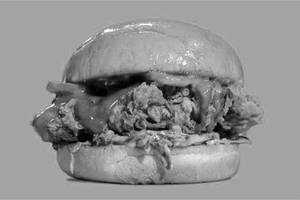 Korean Fried Chicken Burger