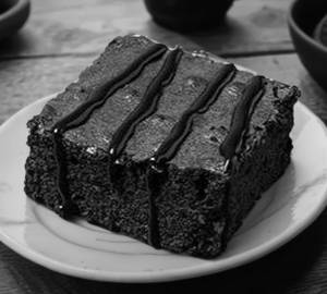 Triple chocolate brownie