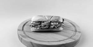 Chicken Seekh Kabab Sub Sandwich