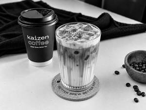 Iced Salted Caramel Latte