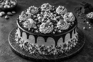 Dream Nut Chocolate Cool Cake (1 Kg) (eggless)
